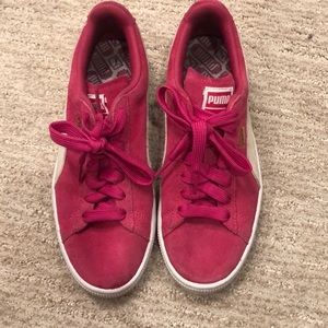 Pink Puma Shoes